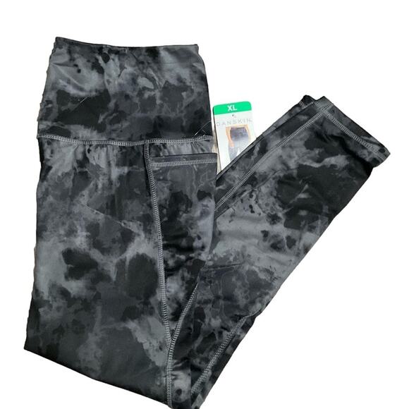 Danskin Ladies Leggings High Rise Tight Side Pockets Size XL 16 NWT - Picture 3 of 8